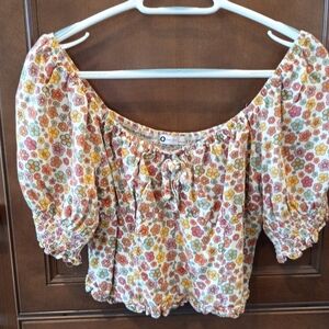 JGoods Multicolor Floral Blouse